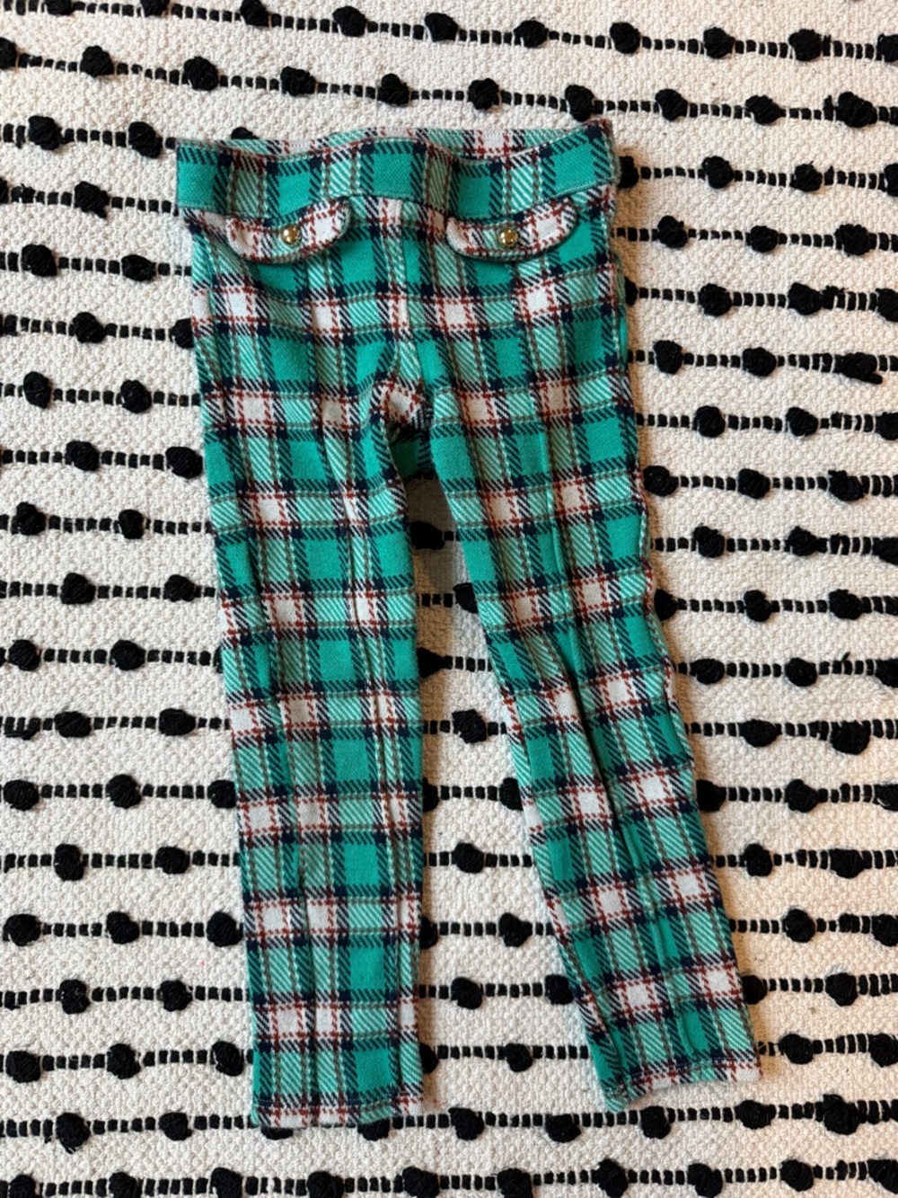 Janie and Jack Teal Plaid Pants